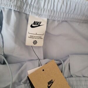 Nike Woven Pants Drawstring Waist Lightweight Baby‎ Blue Joggers Size L *NWT*